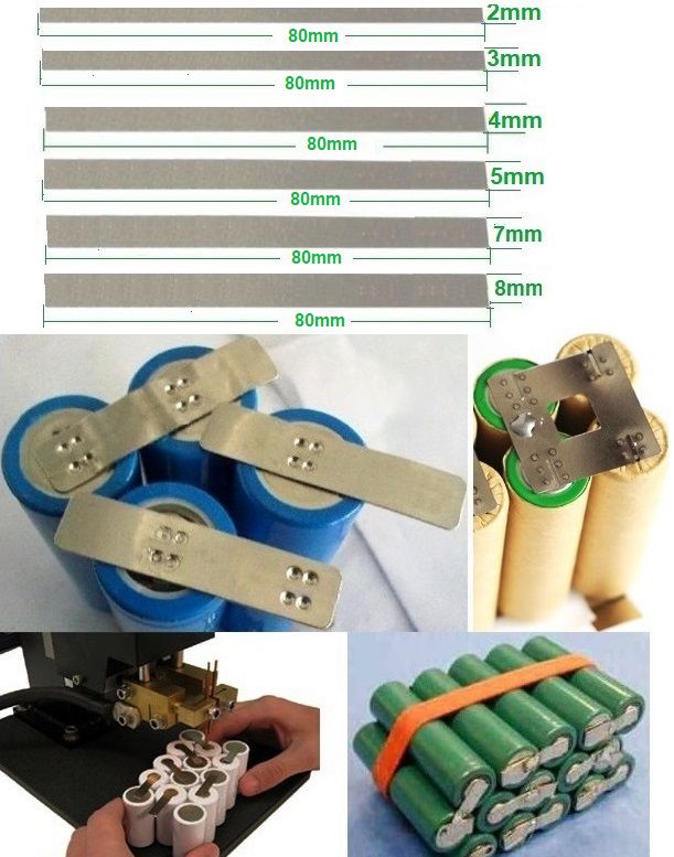 Platina soldar pack baterias